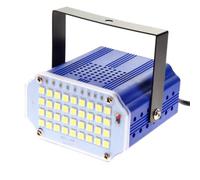 Mini LED RGB White Strobe Lights Sound Activated DJ Flash Stage Lighting Effect 36 LEDs (White)
