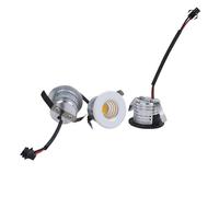 Mini LED Spot Light 3W COB Dimmable Recessed Downlight, Adjustable Brightness, 110V/220V, 10-Pack Black, Natural White 4000K, Ideal for Home, Hotel, Shop Lighting