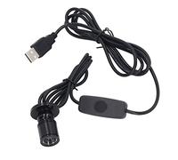 Mini LED Spotlight 5V USB Dimmable Spot Lights Accent Lights with 6.6ft Cable for Painting Picture Plants Jewelry Showcase Model Display (Warm White Light 3000K)