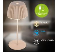 Mini LED Table Lamp Rechargeable Dimmable Night Light Bar Cordless 20cm IP44 [EEK: A]