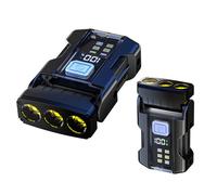 Mini LED Torch Rechargeable - 1000 Lumen Rechargeable Clip on Torch, USB-C Keychain Flashlight, Super Bright Small Flashlight Waterproof Portable Camping Torchs for Emergency Working Camping Repair