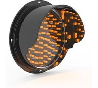 Mini LED Traffic Signal Light - Wall-Mounted Red Yellow Green Stop Light for Teaching, Road Toll Station - 4in, 24V Safe Traffic Control Lamp