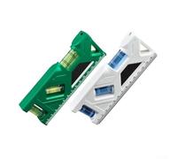 Mini Level Gauge 150mm with 3 Bubbles for Accurate Horizontal Vertical and 45° Measurement, ABS Shockproof Material, Strong Magnetic Adsorption for Iron Surfaces