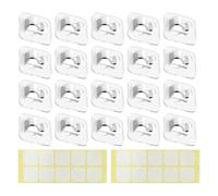 Mini Light Clips Clear | Adhesive Data Cable Hook,Wall Wire Manager - for Renters Event Planners Wedding Holiday Apartment Garden Bedroom Outdoor Events Fence Balcony Living Room