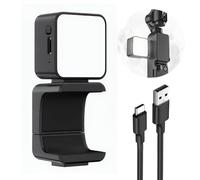 Mini Light for DJI Action Camera, Magnetic Vlogging Light Attachment, Small LED Action Camera Video Lights Fill Lighting for OSMO Pocket 3 4 5 Pro GoPro Accessories, Rechargeable 300mAh