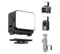 Mini Light for DJI Action Camera, Pocket 3 4 Fill Lighting Cold Hot Shoe LED Vlogging Light Attachment for DJI OSMO Pocket 3 4 Action 5 Pro 4 3, for GoPro Accessories