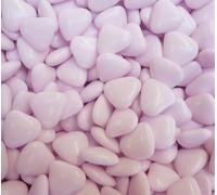 Mini Light Pink Heart Chocolate Dragees 1 Kilo Box