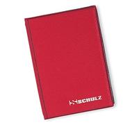 Mini Light Red 50p Coin Schulz Album 96 Storage Spaces for Coins Fifty Pence Two and One Pound Folder £1 £2 Euro 10p 20p Collector Holder 8x Pages Book