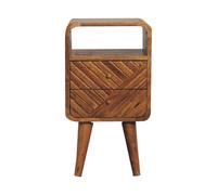Mini Lille Curved Bedside Table
