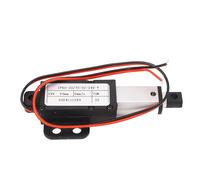 Mini Linear Actuator with Wing 24V DC Electric Motion Drive - 70N Thrust - 8mm Per Second Speed - 20mm Stroke for Robotic Servo and Cabinet Automation - Aluminum Tube and ABS