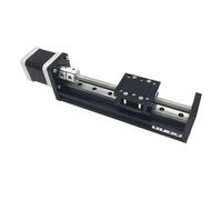 Mini Linear Guide NEMA17 Stepper Motor 50300mm Linear Actuator TType Sliding Table Precision Motion Control for Industrial Applications (2 Pitch 50mm)