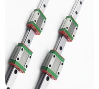 Mini Linear Guide Rail Set 2 Sliding Blocks + 4 Ra Compatible with 400-800mm Lengths Precision Motion Control for Smooth Otion Ideal for DIY Projects