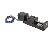 Mini Linear Rail Guide Slide Actuator Alloy Stepper Motion Stage 50mm Stroke for DIY CNC Router Milling Machine
