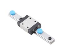 Mini Linear Slide, LWL7B Miniature Bearing Steel Linear Rail Guide Linear Slide Rail 7mm Width with Slide Block (70MM)