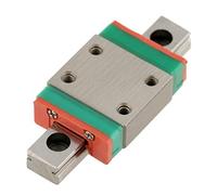 Mini Linear Slide, LWL7B Miniature Bearing Steel Linear Rail Guide Linear Slide Rail 7mm Width with Slide Block (40MM)