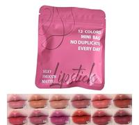Mini Lipstick | 12 Colours Mini Velvet Lipstick Set - Non-Staining Waterproof Velvet Makeup for Mother Wife Girlfriend Girls