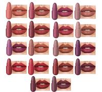 Mini Lipstick - 18 Colors Pills Shape Long Lasting Tint | Lipstick Kit | for Party Wedding Date Holiday Birthday Prom School College Travel