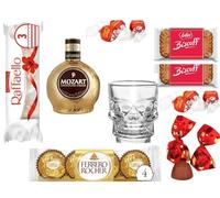 Mini Liqueur 50ml Shot Glass Chocolates (Mozart Gold Chocolate)