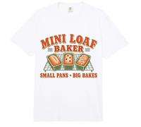 Mini Loaf Baker Small Pans Big Bakes Baking Design Comfort Colors Adult Heavyweight T-Shirt