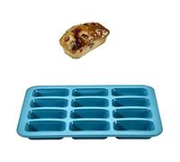 Mini Loaf Reinforced Silicone 12-Cup Cake Tin