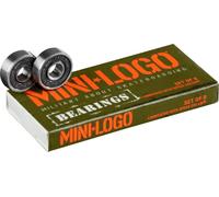 Mini Logo Bearings 608ZRS Series 3 Skateboard Ball Bearings, Silver, One Size