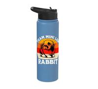 Mini Lop Rabbit Team Mini Lop Rabbit Stainless Steel Insulated Water Bottle