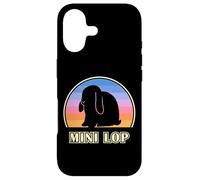 Mini Lop Vintage Sunset Rabbit Case for iPhone 17