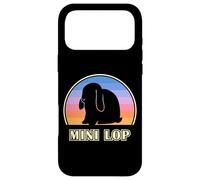 Mini Lop Vintage Sunset Rabbit Case for iPhone 17 Pro Max