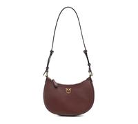 PINKO Half Moon Shoulder Bag Leather 26 cm red