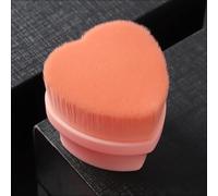 Mini Love-Heart Foundation Make-up Brush,No Trace Powder Blusher Brush, High Gloss Brush, Multifunctional Magic Makeup Brush