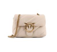 Pinko Shoulder Bag Love Puff Leather 21 cm Beige