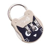 Mini Luggage Lock - 3-Digit Combination Code, Wear Resistant Anti-Theft & High Security, Lightweight for Suitcases, Backpacks, Dorm Drawers, Travel & School Use (Precise, Grey)