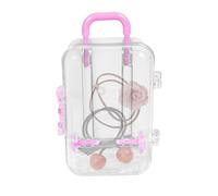 Mini Luggage Party Favor - Clear Mini Luggage Gift Box,Travel Packaging Box for Birthday, Weddings, Old Home Decoration, Suitcase Party