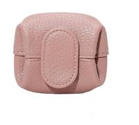 Mini Ly-chee Pattern Coin Purse, Solid Color Mini Coin Purse, Casual Compact Leather Coin Pouch for Daily Use (Pink)