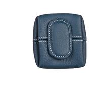 Mini Lyches Pattern Coin Purse, Women Japanese Small Change Holder Pouch Wallet,Portable Leather Storage Bag Buckle Key (Royal Blue)