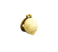 Mini Magflap - Magnetic keyhole Draught ExcluderTM - Solid Brushed Brass