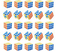 Mini Magic Cube 3X3, 24 Pieces 3x3 Speed Cube Stickerless Speed Cube, 3D Puzzle Original Cube for Parties and Class Awards