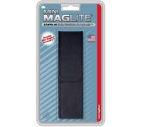 Mini Maglite AA belt holster pouch durable nylon - hook loop full flap closure