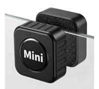 Mini Magnetic Aquarium Glass Cleaner, Fish Tank Algae Scraper Brush for Small Tanks, Strong Magnet Cleaning Tool for Crystal Clear Glass up to 6mm Thickness, No Scratch Moss & Dirt Remover
