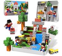 Mini Magnetic Block Set - 45-Piece STEM Construction Toys with Portable Storage Box | Educational Learning Kit for Kids Ages 6 and Up | Ideal Christmas Birthday Gifts for Boys and Girls