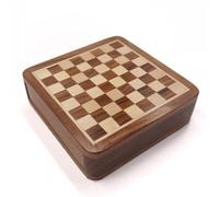 Mini Magnetic Chess Set with Drawer Storage, Home Decoration & Portable Game for Kids Beginners & Adults