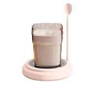 Mini Magnetic Stirrer - 4.7x4.7x1.0in Portable Mixer Plate, Two Speed Intensity Adjustment, ABS PP Construction With Stir Bar | Liquid Mixing For Laboratory Home Coffee Tea Milk Science Projects