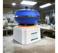 Mini Magnetic Tumbler, Jewelry Polisher and Finisher Machine for Light and Nonferrous Metals, Hard Plastic, with Lid