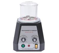 Mini Magnetic Tumbler Polisher Machine, 2000RPM, 4 Speed Control, 10-60min Timer, 400g Capacity for Jewelry Metal Grinding and Polishing