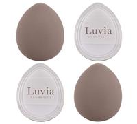 Mini Makeup Puff Set 4 Pieces - Luvia The Puffys Elegance | Soft Mini Powder Puffs for Precise Setting & Touch Ups