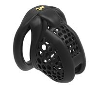 Mini Male Chastity Penis Device Slave Gay & Curved Lock Ring,Men Lockdown Cage Restraint Holder Bondage Gear & Accessories Sex Toys for Couples Set Black S