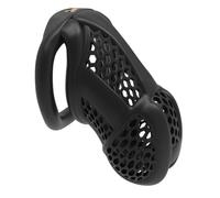 Mini Male Chastity Penis Device Slave Gay & Curved Lock Ring,Men Lockdown Cage Restraint Holder Bondage Gear & Accessories Sex Toys for Couples Set Black L