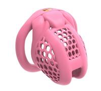 Mini Male Chastity Penis Device Slave Gay & Curved Lock Ring,Men Lockdown Cage Restraint Holder Bondage Gear & Accessories Sex Toys for Couples Set Pink S