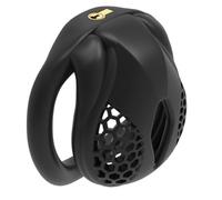 Mini Male Chastity Penis Device Slave Gay & Curved Lock Ring,Men Lockdown Cage Restraint Holder Bondage Gear & Accessories Sex Toys for Couples Set Black Xs