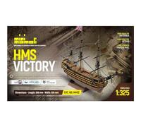MINI MAMOLI Victory Scale: 1/325 Wooden Ship Model KIT,PRE-Built Hull Length: 300 mm, Height:200mm MM12